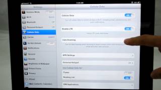 Apple iPad 4th Generation: Turn off / on Data Roaming screenshot 5