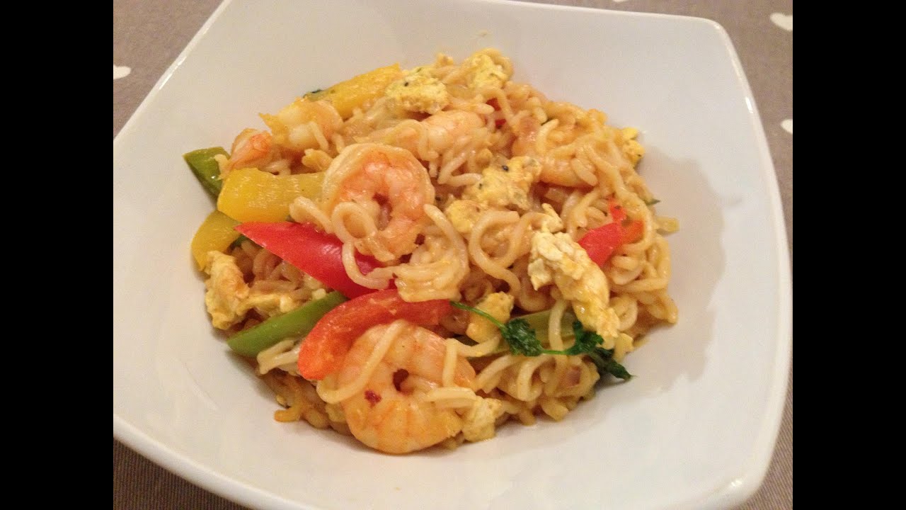 Prawn Recipes Thai Egg Prawn Noodles Egg Prawn Recipe YouTube