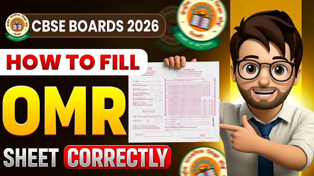 How to fill OMR SHEET in Board Exam class10&12🔥 / how to fill omr sheet class10 / Boards 2026 / Cbse