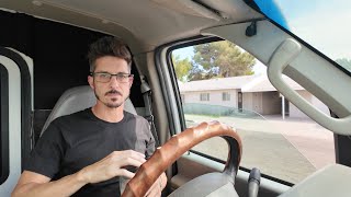 Parked on the street in Arizona
