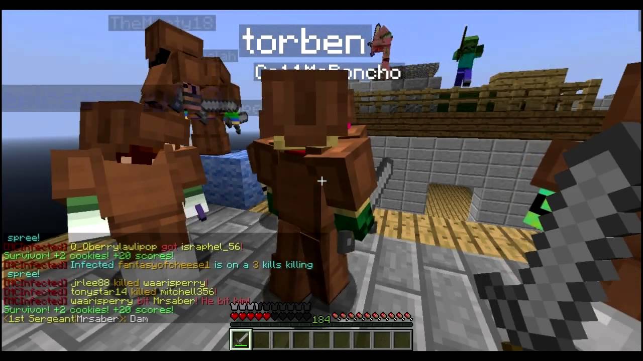[MINECRAFT] MossStoneMafia Play MCinfected EP.4 Mosh Pit! - YouTube