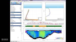 Field Notes in SVMobile for a Midsection ADCP Measurement