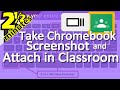 Screenshot & Submit on Chromebook ๐ธ