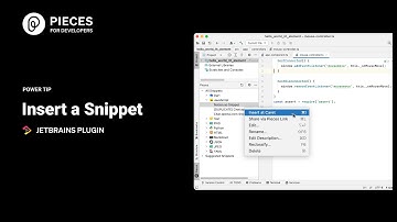 Power Tip: Insert a Snippet | JetBrains Plugin