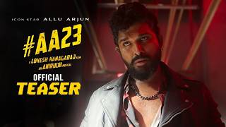 Famous #AA23 Movie Official Teaser || Icon Star Allu Arjun || Lokesh Kanagaraj || Anirudh || MTB Wealth