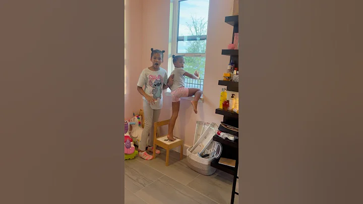 Dad catches daughters trying to sneak out the window #shorts