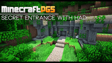 Secret Entrance with hidden arrow detector [HAD] Minecraft
