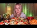 MUKBANG | Макароны (гнезда) с мясом и сыром | Macaroni (nests) with meat and cheese не ASMR