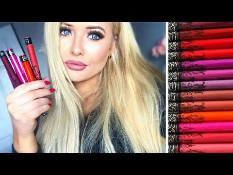 Video Kat Von D Lip Gloss Swatches