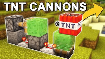 Easy TNT Cannon Designs in Minecraft 1.21+ (Tutorial)
