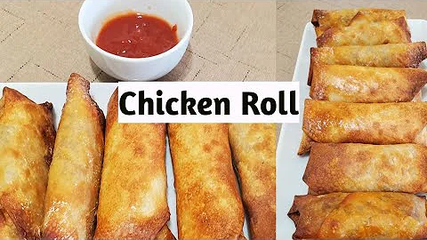 Air Fryer Chicken Roll with proper time and temp || Air fryer Recipe