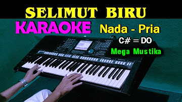 SELIMUT BIRU - Mega Mustika | KARAOKE Nada Pria, HD