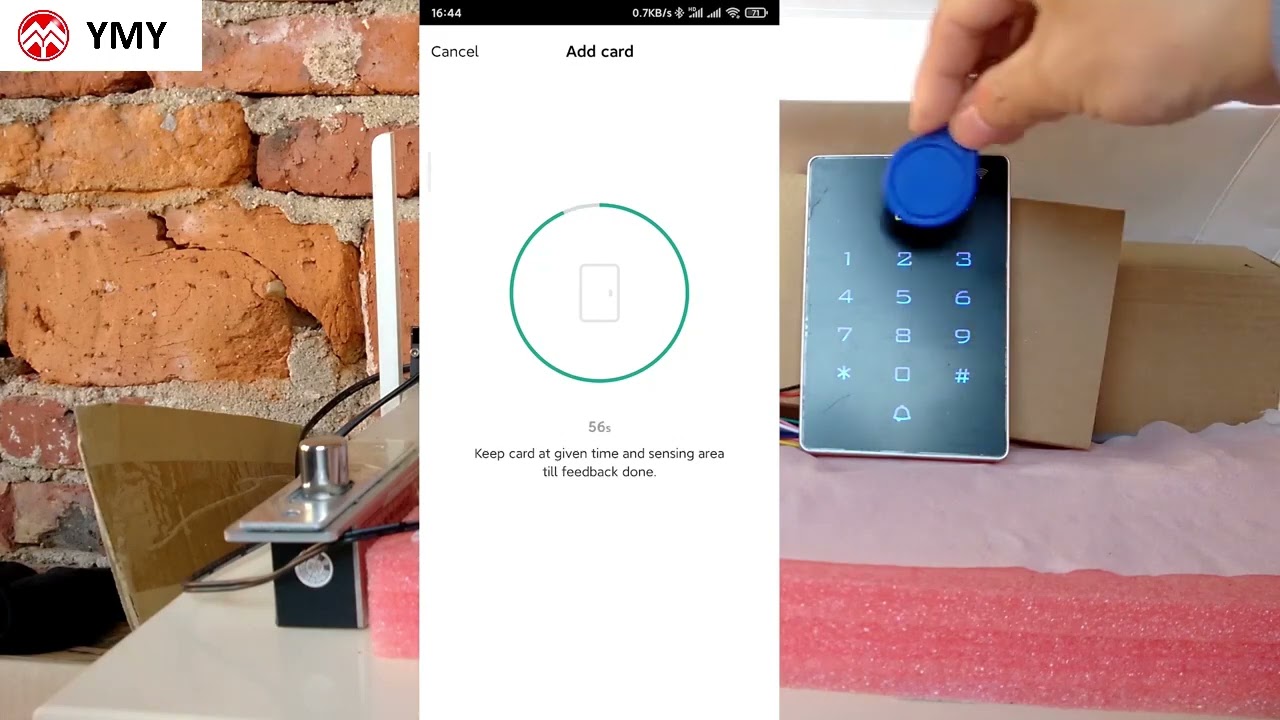 K4000 WiFi Tuya Fingerprint ID RFID SECURITY DOOR ACCESS CONTROLLER KEYPAD SYSTEM