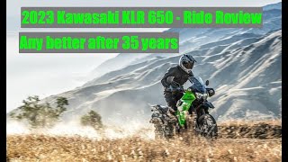 2023 Kawasaki KLR 650  Ride Review  Can it Handle Dirt Roads?  Gen 3 Any better after 35 years