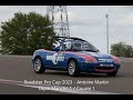 Roadster pro cup 2023  antoine martin  dijon manche 1  course 1