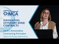 #NOWC23 IMCA's Renewables Contracting Principles