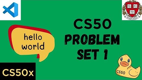 CS50x Week-1 Problem Set | Hello World Walkthrough | Set up CS50 Codespace | CS50 Pset 1 Solution