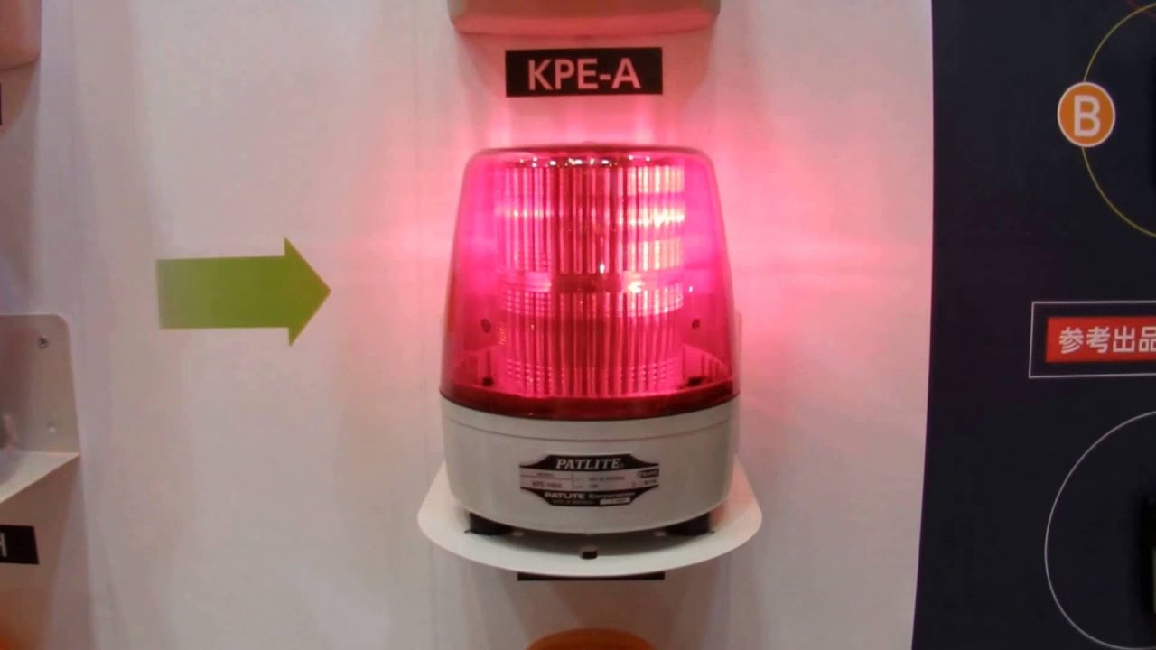 LED流動表示灯 KLE-100-R パトライト