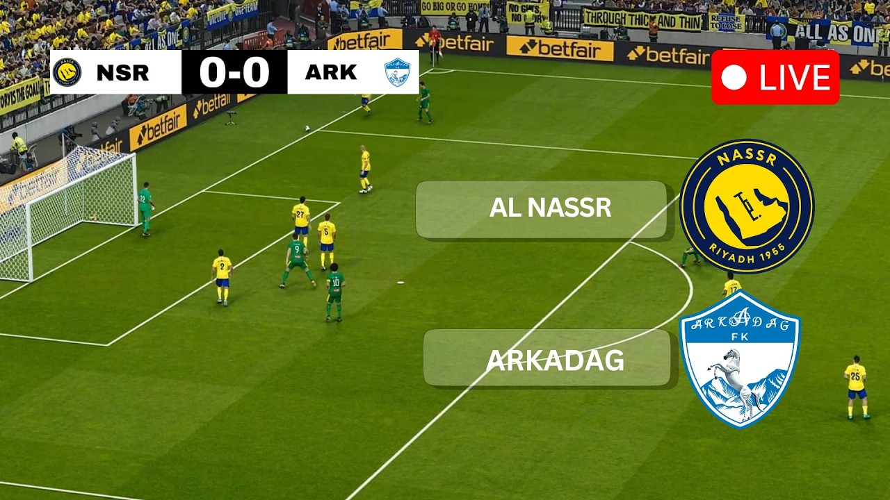 🔴 Al Nassr FC vs Arkadag FK | AFC Champions League Two | eFootball PES 2021 Simulation