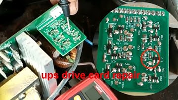 ups(homage) drive card repair | output voltage issues troubleshooting
