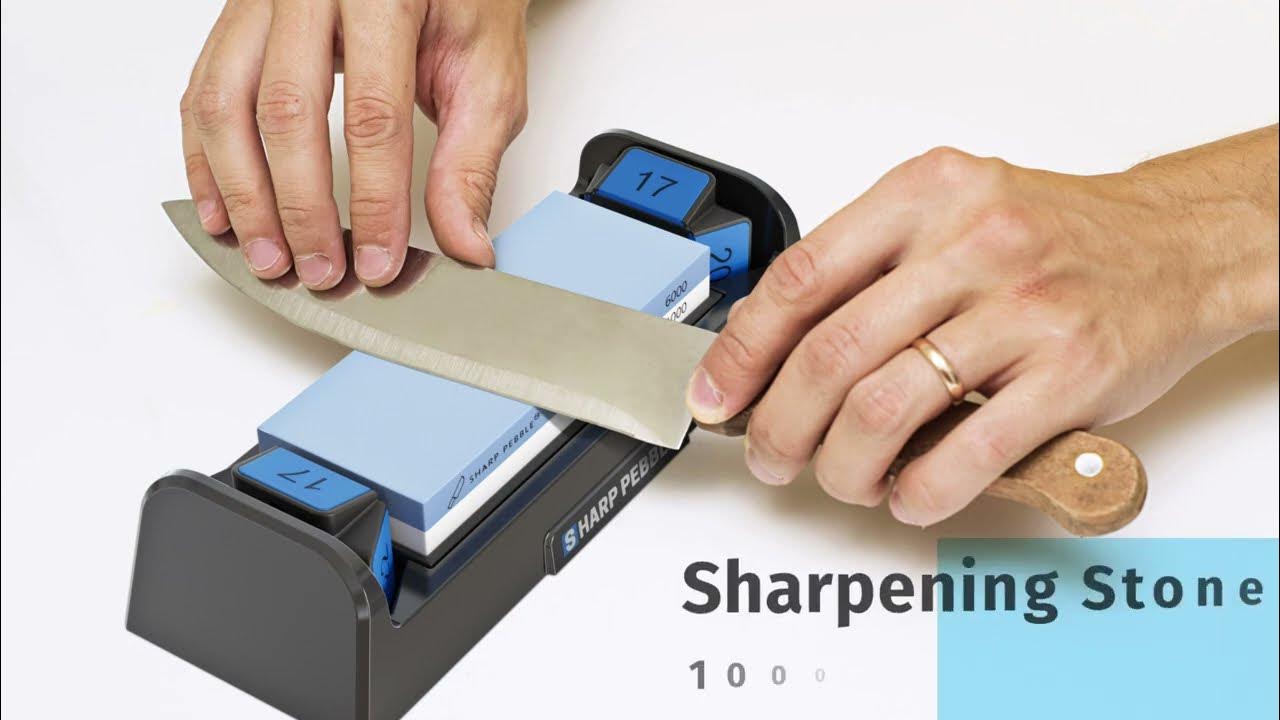 How to Sharpen a Knife with a Sharp Pebble Sharpening Stone? 
