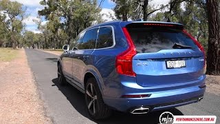 2016 Volvo XC90 T6 R-Design (Polestar) 0-100km/h & engine sound