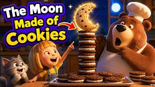Moon Phases for Kids with Cookies | Fun Learning Story for Children | Ellie and Teddy Adventure