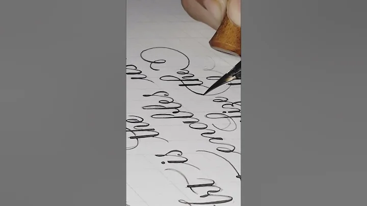 Copperplate calligraphy. #ytshorts #shorts #handlettering #flourishing #calligraphy #youtubeshorts
