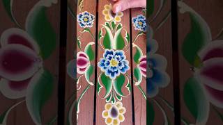lil rosemaled sled #lifeisbutadream #art #bigsky #diy #bigskycountry #handmade #painting