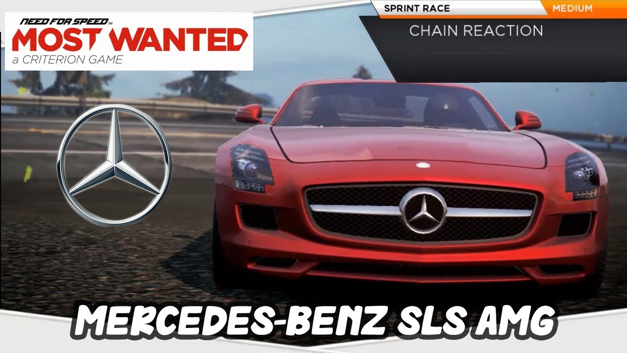 Sls Racing Game MERCEDES-BENZ SLS AMG • SPRINT RACE - CHAIN REACTION • NFS MOST WANTED ...