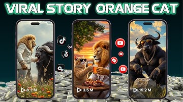 New Full Course - How to Create Viral Story AI Orange Cat Niche 2025 with Flux AI
