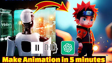 Create Animation Video with Chatgpt / Bard.ai & Free AI Tools | AI Anime