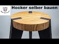 Schönen und stabilen Hocker aus Holz selber bauen