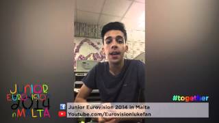 Daniel Testa (Malta 2008) Video Message | Junior Eurovision 2014 in Malta