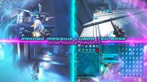 Raiding Massive Lunar Tek Base for HUGE PROFIT Genesis 2 Finale Ark Official Small Tribes Series Epi