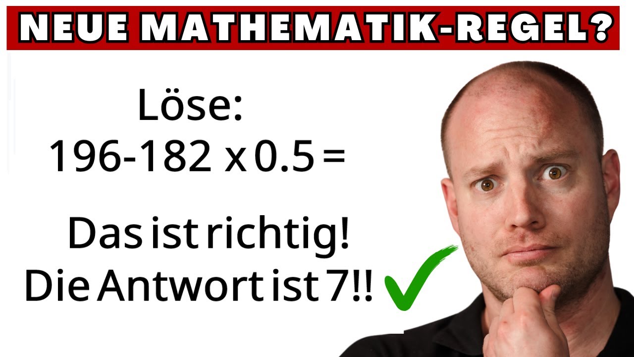 Mathematik-Fehler oder nicht? Das ist hier die Frage!