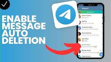 How to enable the message auto deletion in Telegram?