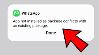 How to Fix App not installed as package conflicts with an existing package screenshot 4