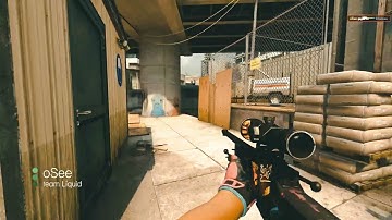 CSGO Liquid oSee 1v3 CLUTCH AWP vs ITB Overpass BLAST Paris 2023