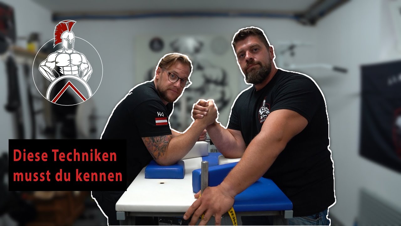Die wichtigsten Techniken beim Armwrestling