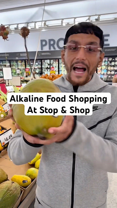 Alkaline Food Shopping Tips at Stop & Shop #alkaline #alkalinefood #vegan #alkalinevegan