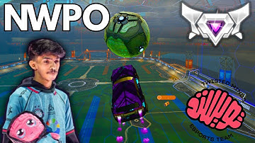 NWPO has GENIUS MECHANICS in Rocket League.. (SSL 2v2)