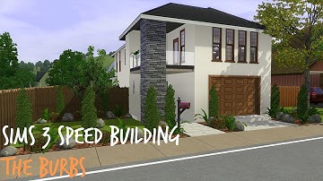 Sims 3 Speed Building - The Burbs