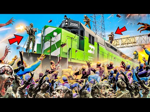 ВЫЖИВАНИЕ НА ПОЕЗДЕ В ЗОМБИ АПОКАЛИПСИС В ГТА 5! КОНЕЦ СВЕТА ОБЗОР МОДА GTA 5 МОДЫ MODS | 2 СЕРИЯ
