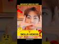 💜 KIMTAEHYUNG की एक सबसे UNIQUE SKILLS VIDEOS ~ देखो 🤔 ~ #shorts #facts #btsarmy