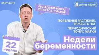 22 неделя беременности - что происходит с малышом и мамой, как выглядит ребенок, УЗИ, растяжки