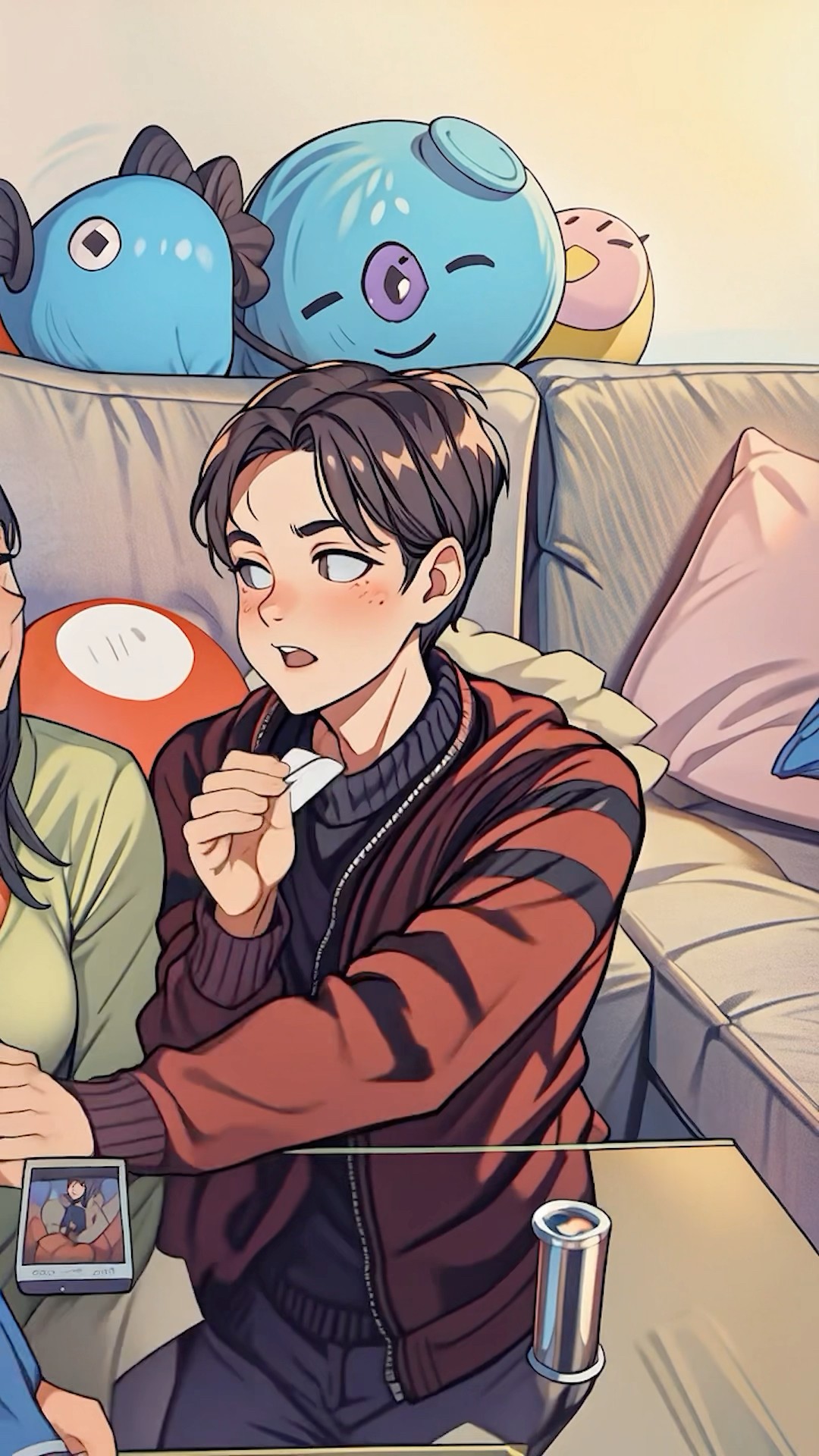 When Your Boyfriend Wants Your Snacks ? [ANIME]