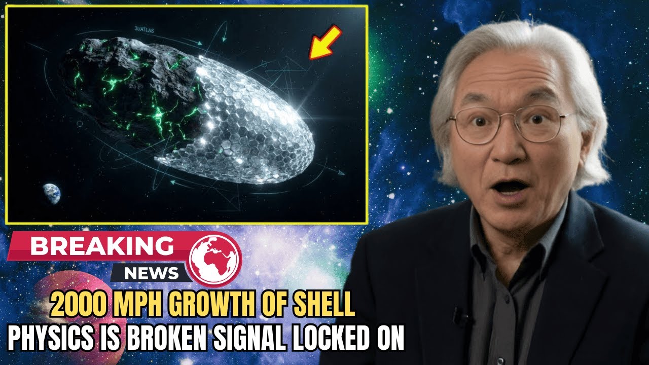 A Crystalline Shell Just FORMED Around 3I/ATLAS — Growing 2000 Miles Per Hour | Michio Kaku