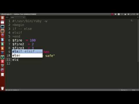 16_Ruby basics (if and else -  elsif statement & if modifier )