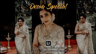 Onam Special | Free Mobile Lightroom Preset | Ar Malayalam screenshot 2